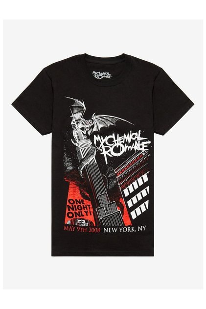 Aesthia My Chemical Romance Grup Rock Oversize Unisex T-shirt