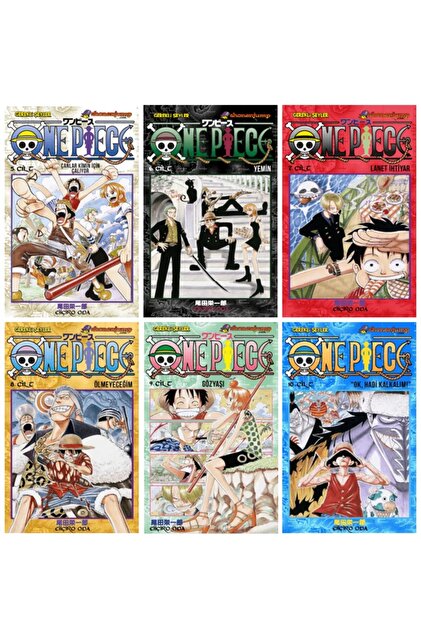 Gerekli Şeyler Yayıncılık One Piece 5-6-7-8-9-10 Manga Seti (6