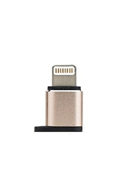 Micro To Lightning Çevirici Adaptör Gold