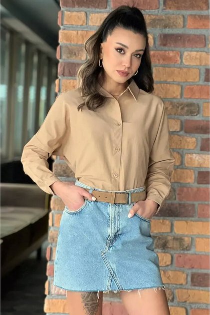 Women's Basic Oversize Shirt