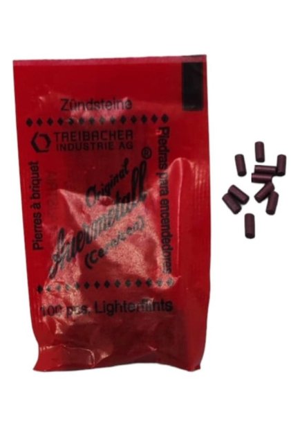 Avusturya Çakmak Taşı Orijinal Auermetall 1 Paket 100 Adet Zippo - İmco Vb Uyumlu Çakmak Taşı