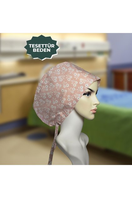 Doktor Hemşire Aşçı Cerrahi Bone Hastane Anne Bone Iş Bandanası Pamuklu Kumaş Lastikli