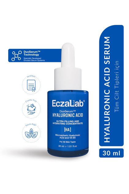 Hydrofill Hyaluronik Asit Duoserum | Yoğun Nemlendirici & Dolgunlaştırıcı Cilt Serumu | B5 Vitaminli