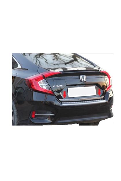 Honda Civic Fc5 Sedan ( 2016-2021 ) Krom Bagaj Alt Çıtası Paslanmaz Çelik
