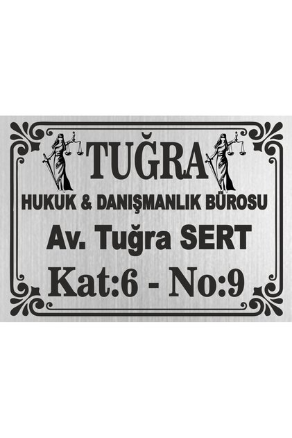 Metal Law Bureau, Attorney Door Sign Law Bureauwarning Sign 20cm X 30cm