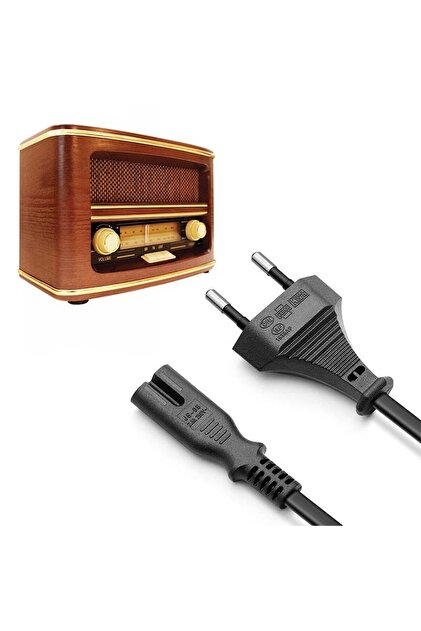 Teyp Güç Kablosu Teyp Radyo Uyumlu Güç Kablosu Teyip Power 2 pin Kablo