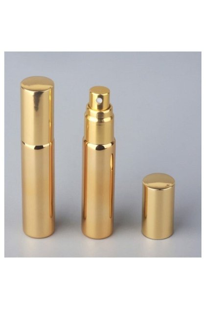 Taşınabilir Gold Cep Parfüm Şişesi Seyahat Çantalık Atomizer Üstten Doldurmalı