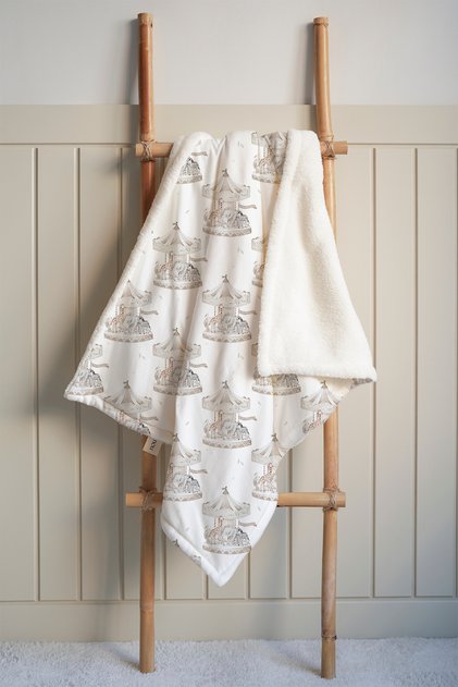 Carousel Welsoft Baby Blanket (80X120) - Carousel