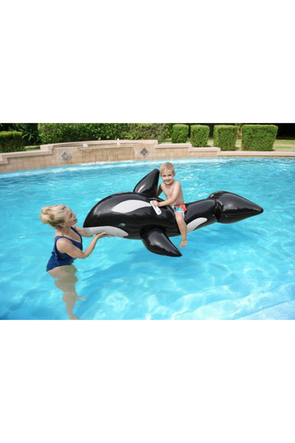 ® 6'8" x 40"/2.03 متر x 1.02 متر لعبة ركوب الحوت العملاق