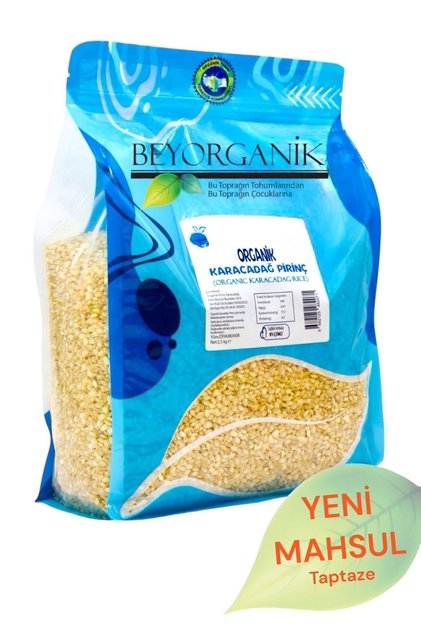 Organik Pirinç Karacadağ 2,5kg (PESTİSİT VE AFLATOKSİN ANALİZLİ)