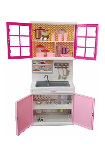scntoys My Happy Kitchen Mutfak Tezgahı ve Dolabı Oyuncak Mutfak