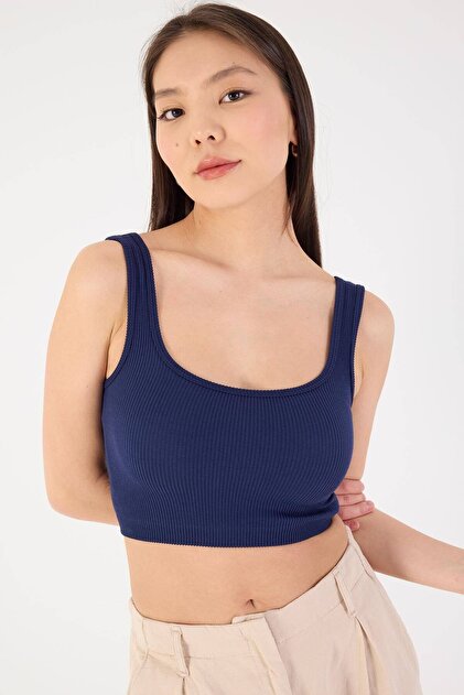 Addax Kare Yaka Seamless Crop Atlet A0187-l5 - Fiyatı, Yorumları