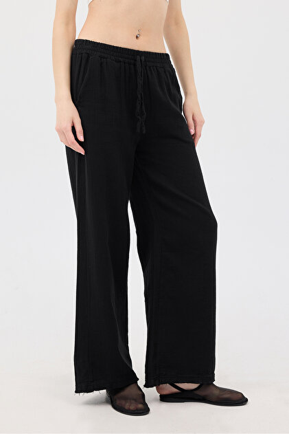 Addax Beli Lastikli Wide Leg Pantolon PN13473-J8 - Fiyatı, Yorumları