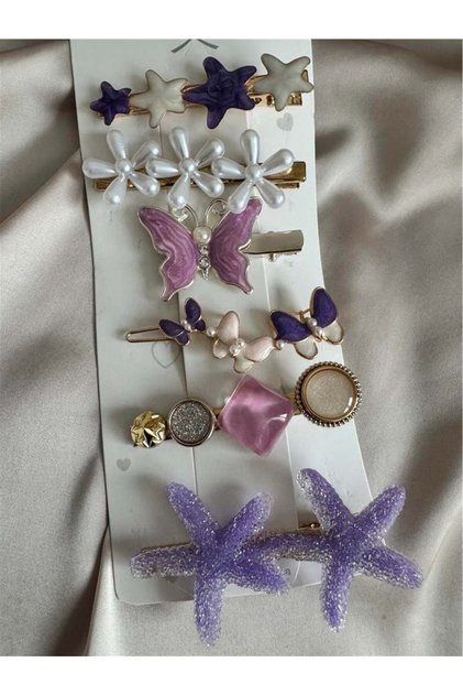 Lilac Buckle Set of 6