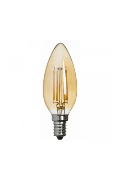 E14 C35 Led Flamanlı Buji Rustik Ampul