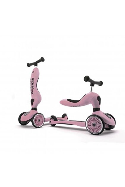 Scoot and Ride Highwaykick 1-5 ピンク SCOOT AND RIDE Highwaykick 1 Oturaklı Çocuk Scooter Pembe 160629