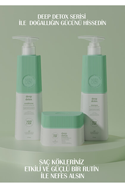 Nishlady Arındırıcı Detox Saç Maskesi Peeling Saç Derisi