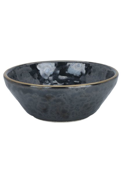 Al Saif Gallery porcelain soup bowl, 10 cm, gold-black line