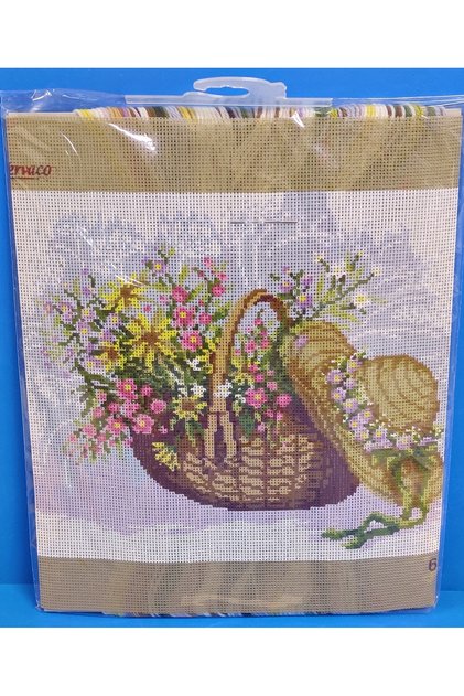 6013 Goblen Yün İşleme Kiti Etamin Pano Tablo