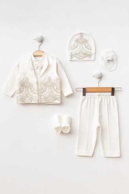 Baby Boy 6 Piece Luxury Mevlüt Set Circumcision Clothing Mevlüt Outfit Baby Gift