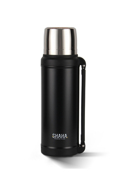 VACCUM TRAVEL FLASK 2L BLACK