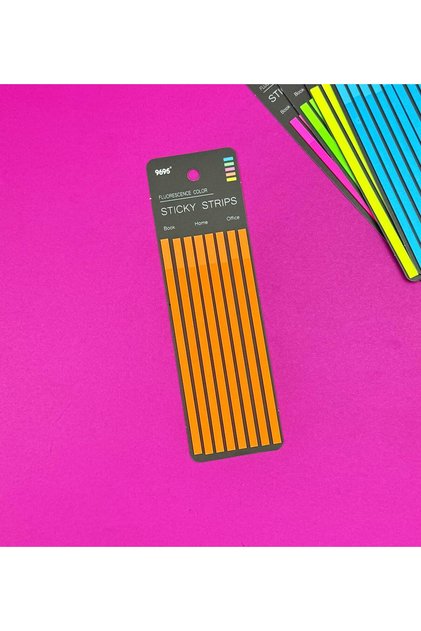 Λεπτό, Μακρύ, Ριγέ Πολύχρωμο Post-it Σελιδοδείκτης, Σελιδοδείκτης Post-it