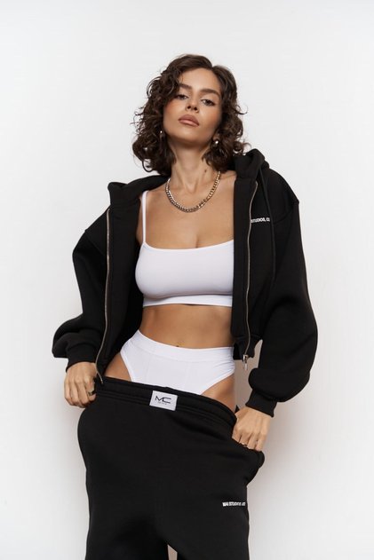 Costum de trening Studios Crop negru