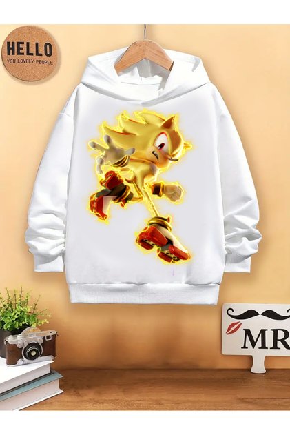Sonic 3 Çocuk Kapşonlu model6