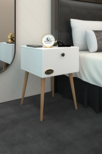 Kenzlife Komodin Kazuki Byz 60*39*39 Komidin Ahşap Ayaklı Kitaplık