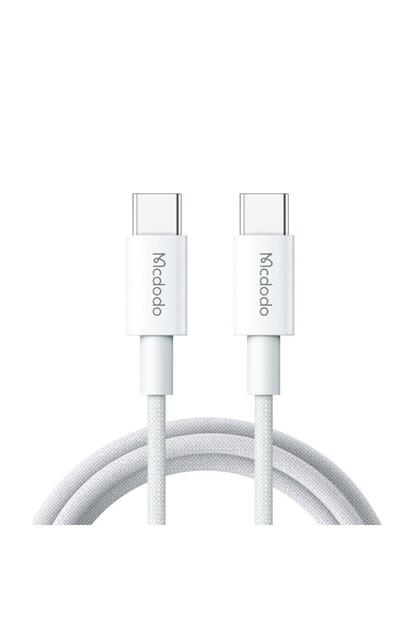 CA-2770 60W USB -C TO USB-C ŞARJ VE DATA KABLOSU BEYAZ - 1.2 M