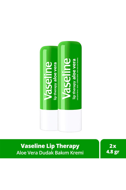 Lip Therapy Dudak Bakım Kremi Aloe Vera 4.8 gr x2