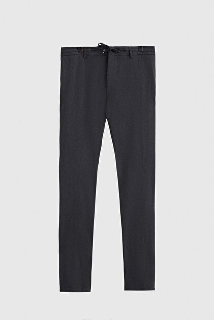 新品　salsation Slim-Fit Drawstring Pants odelon Men's Slim Fit Elastic Waist Drawstring Zippered Lycra
