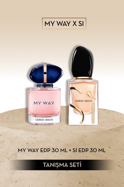 Si EDP 30 ml & My Way EDP 30 ml Kadın Parfüm Tanışma Seti 7829999999134