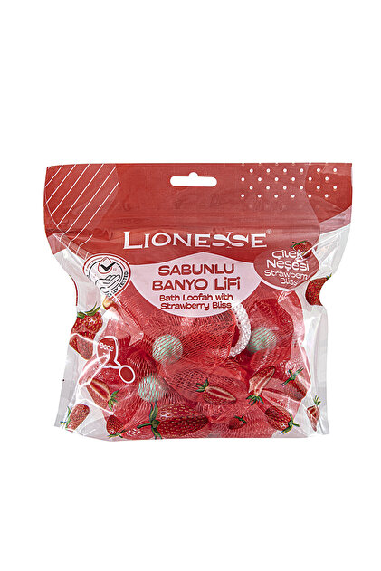 LIONESSSE SABUNLU BANYO LİFİ ÇİLEK KOKULU