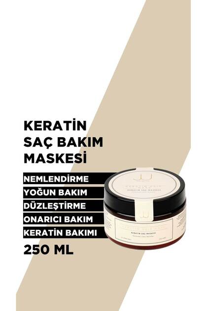 Keratin Hair Care Mask 250 ml – Repairing and Nourishing Hair Care