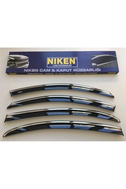 NİKEN Chery Tiggo 7 Pro Max 4'lü Kromlu Cam Rüzgarlığı