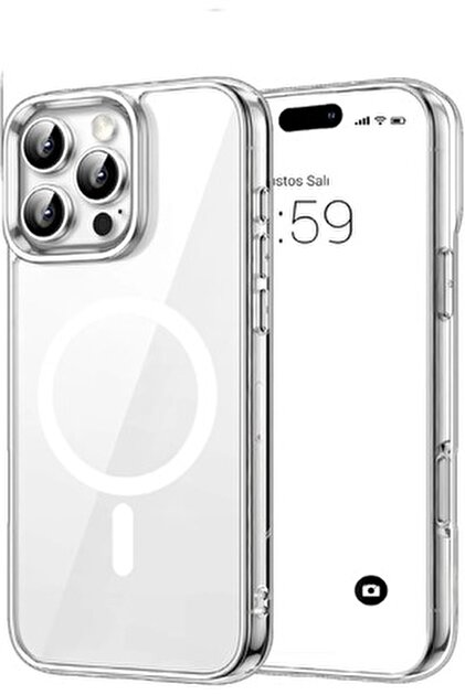 landscapecase (SERT MİKA KILIF) iPhone 12 Pro Max Uyumlu Şeffaf