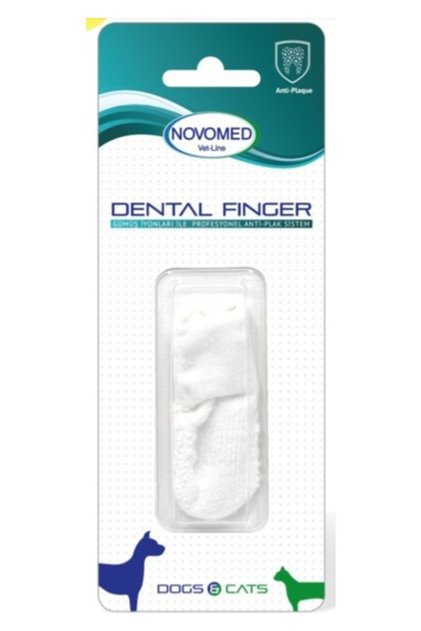 Novomed Dental Finger Köpek ve Kediler Için Diş Temizleyici