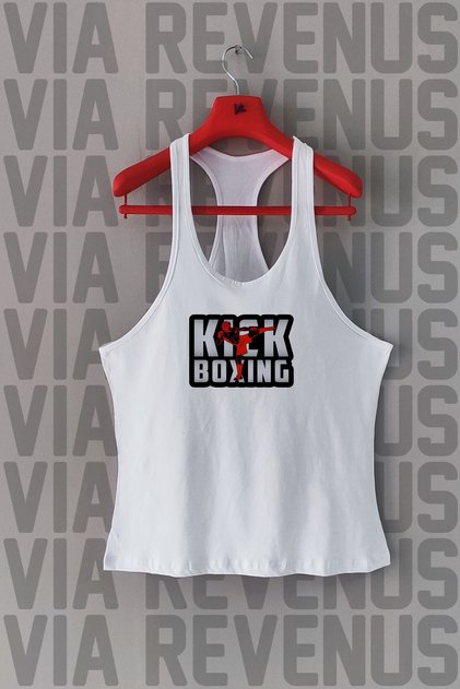 Kick Boxing Printed Tank Top Sports Tank Top