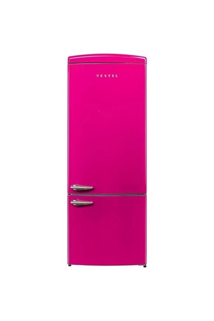 RETRO NFK52111 Pembe 471 Lt No-Frost Buzdolabı