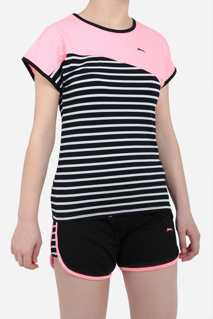 Dominik Girl's Tracksuit Set Fuchsia