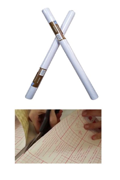 Adhesive Acetate Transparent (DJfix) 45cm x 2m 2 Pieces