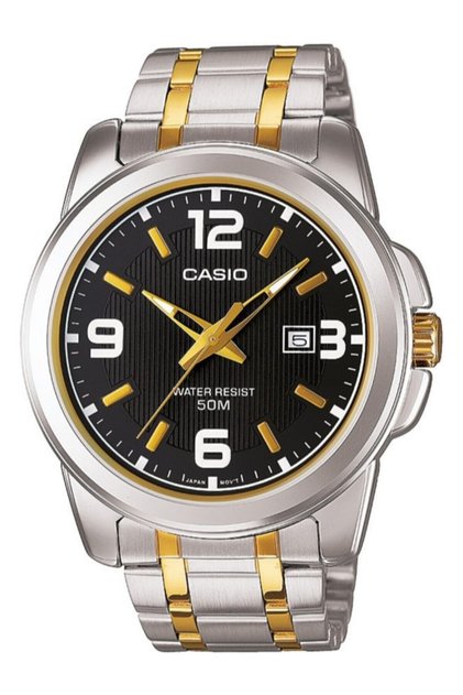 Yellow Gray Color Guaranteed Men's Wristwatch