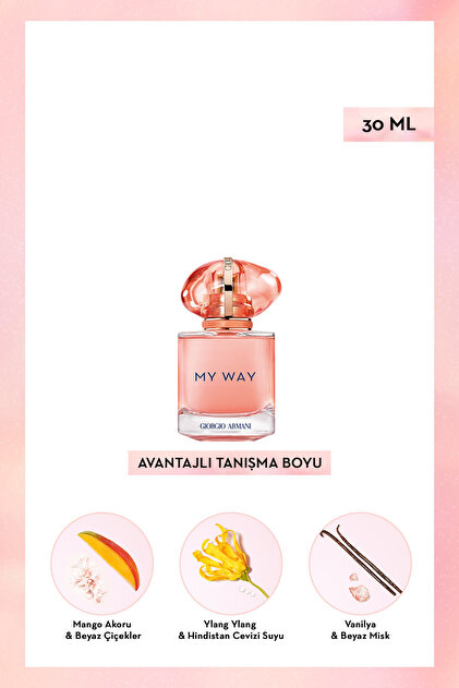 Armani My Way Ylang Edp 30 ml 3614274192292 - Fiyatı, Yorumları