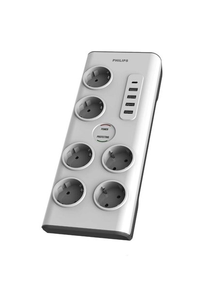 Spn7060wa/62 Priz 6 Gm Ac,5xusb 40w 900j Beyaz