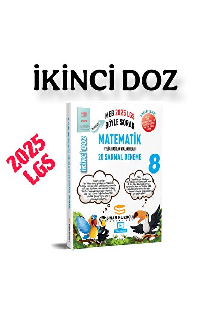 SİNAN KUZUCU YAYINLARI 8. SINIF LGS - MEB BÖYLE SORAR SARMAL BRANŞ