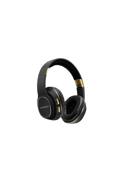 Sunix Wireless 5.0 Süper Bass Kulak Üstü Bluetooth Kulaklık Mavi