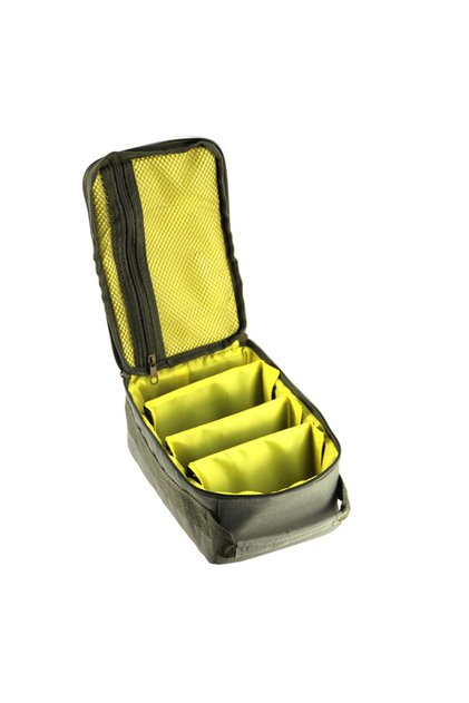 green Fishing Tackle Bag Waterproof Fishing Bag Portable Fishing Reel Gear Bag with 3 Adjustable Div