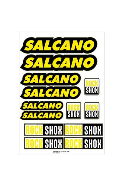 BİSİKLET STİCKER SALCANO BİSİKLET KADRO STİCKER SETİ 03