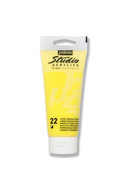 Studio Akrilik Boya 100ml Lemon Cadmium Yellow